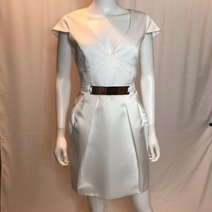 SATIN WHITE FORMAL DRESS